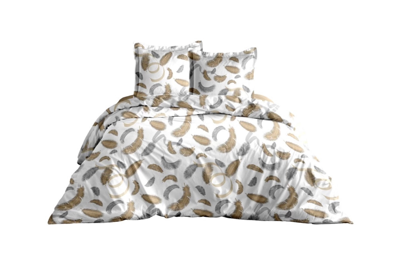 NUIT DOUCE BEIGE HOUSSE DE COUETTE 200x200